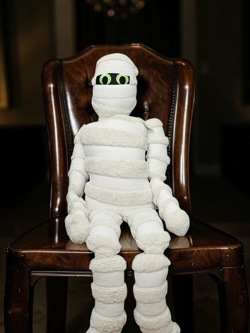 Isaac Mizrahi Oversized Stuffed Plush Mummy 5ft Pillow Glow In The Dark New